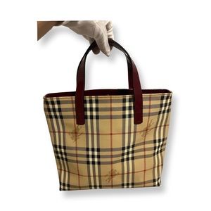 Burberry Haymarket Check Tote PM